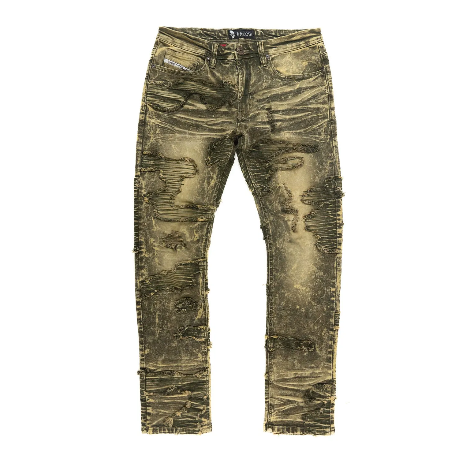 M1781 Prato Jeans - Olive