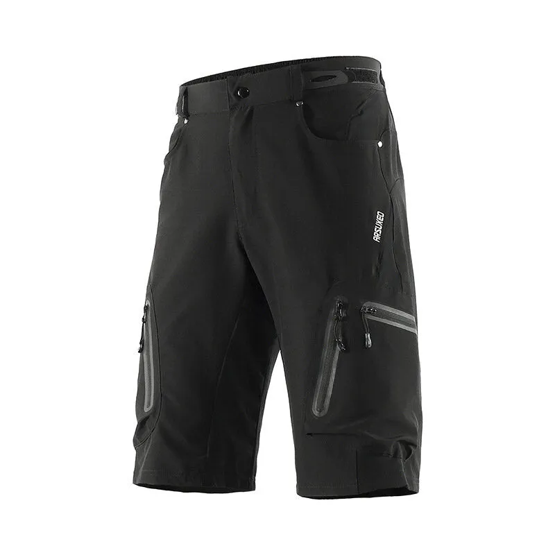 Men's Cycling MTB Shorts Bike Baggy Shorts Breathable Quick Dry Waterproof Zipper Sports Pants