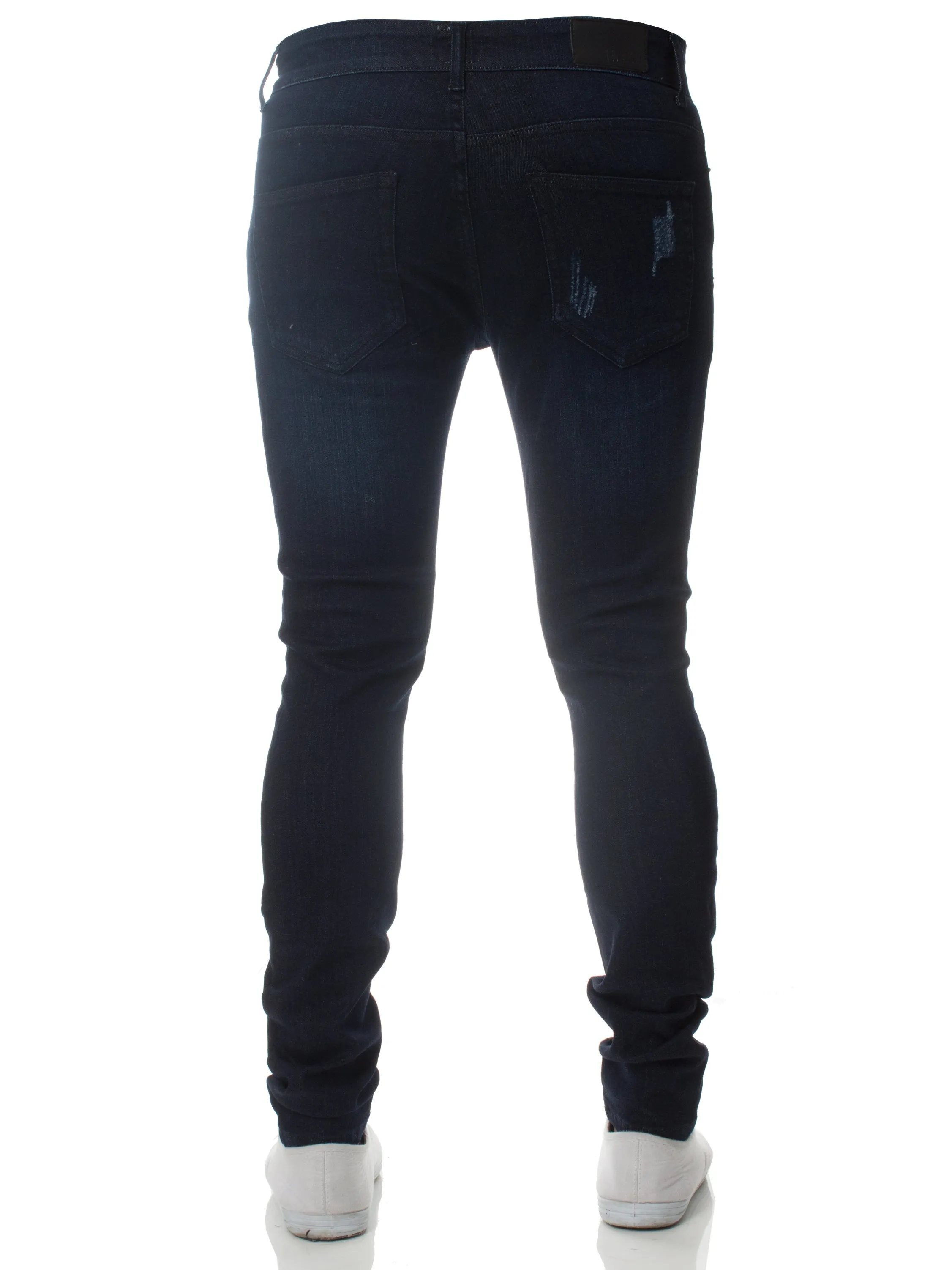 Mens Denim Ripped Denim Jeans lsw | Enzo Designer Menswear