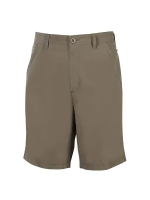 Men's Flat Front Travel Stretch Technology Short - Sandalwood