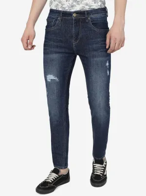 Mid Blue Washed Urban Fit Jeans | Greenfibre