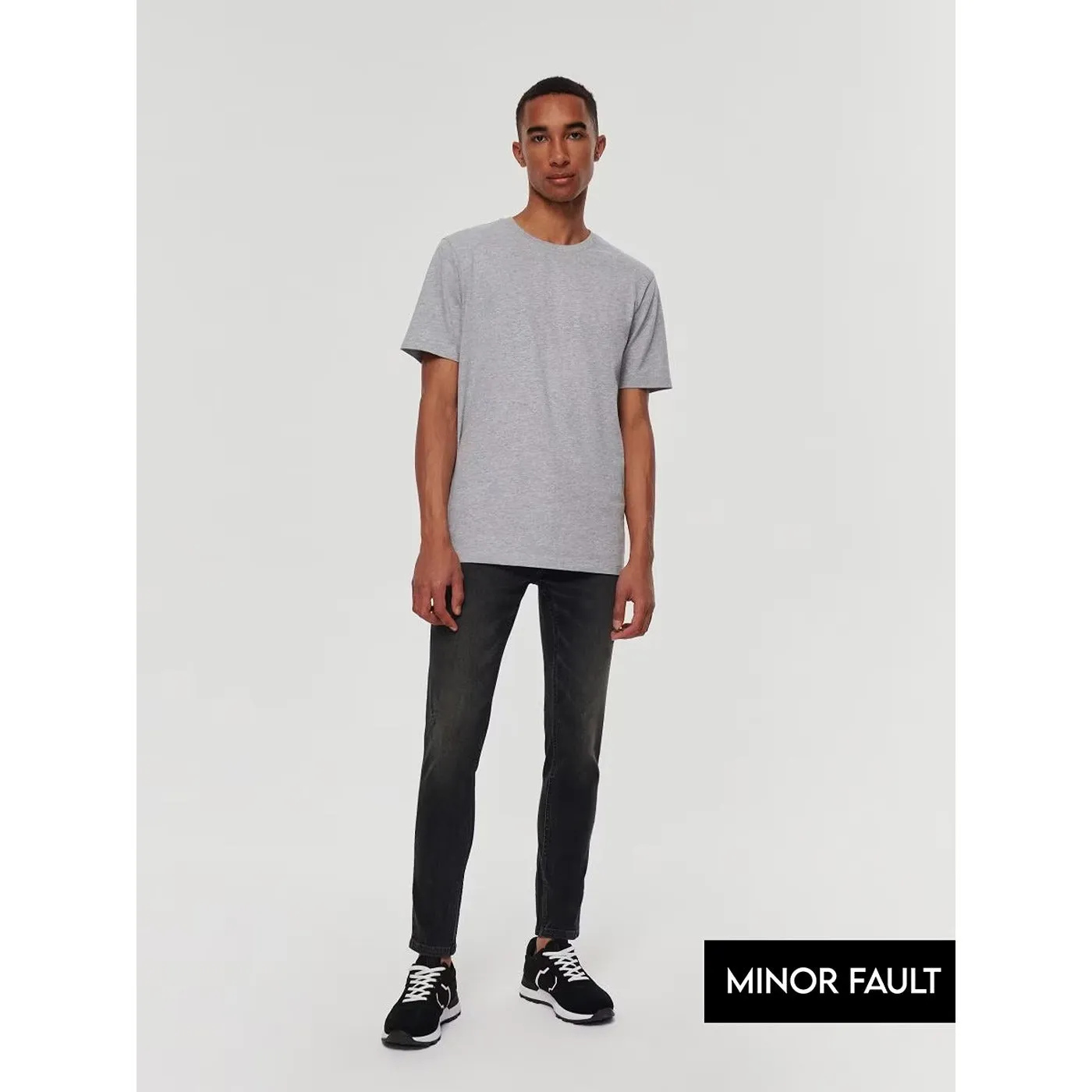 (Minor Fault) Dark Grey Skinny Jeans