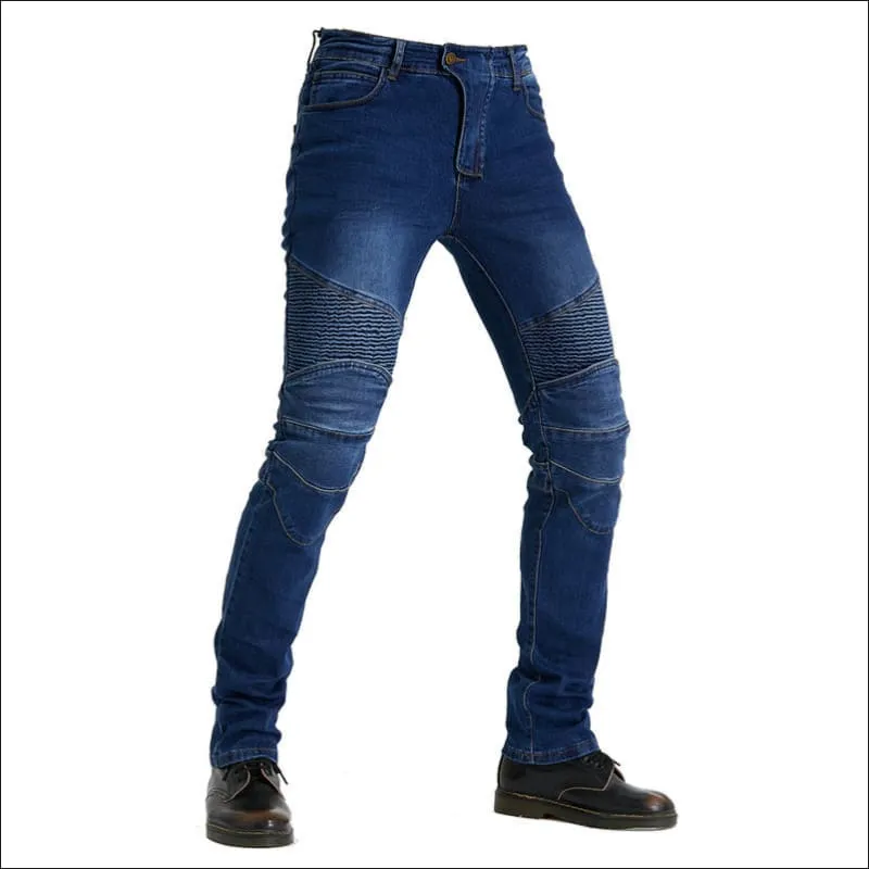 Motorcycle Rider Shatterproof Jeans for Off-road Adventures