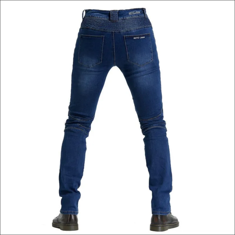 Motorcycle Rider Shatterproof Jeans for Off-road Adventures