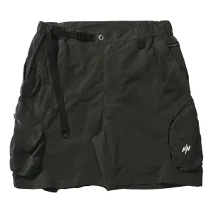 NINE POINT NINE MESH BREATHE MULTI POCKET SHORTS-OLIVE