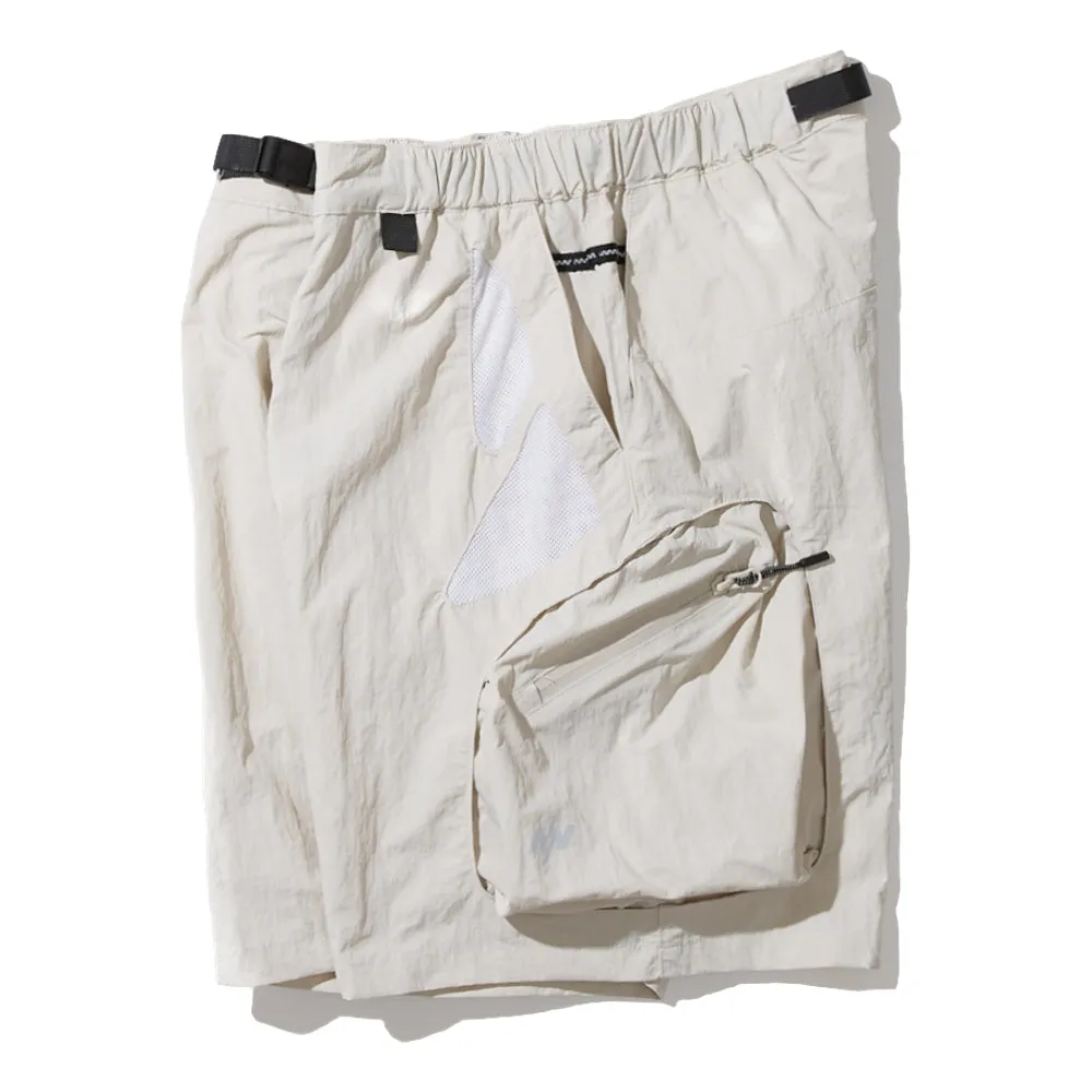 NINE POINT NINE MESH BREATHE MULTI POCKET SHORTS-OLIVE