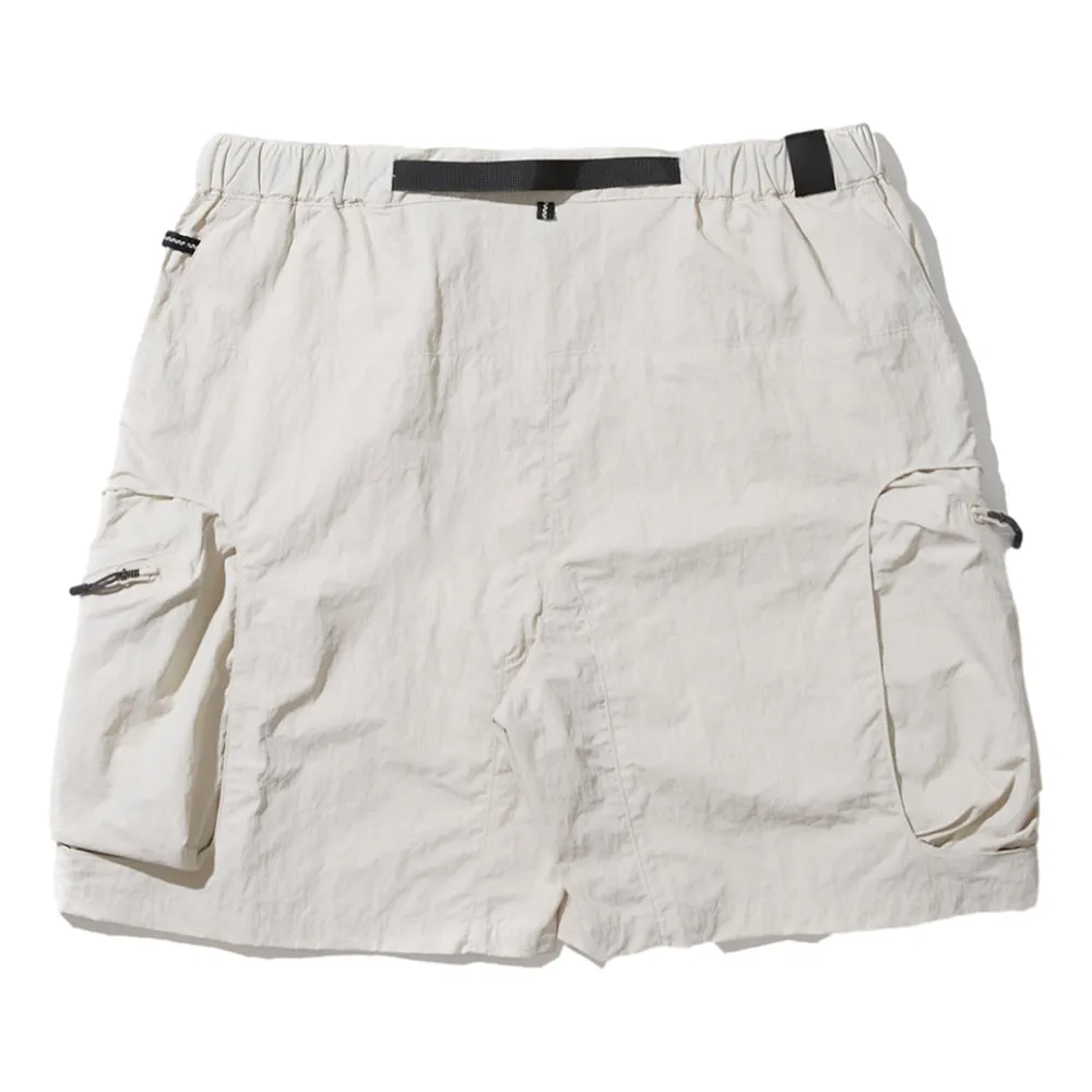 NINE POINT NINE MESH BREATHE MULTI POCKET SHORTS-OLIVE