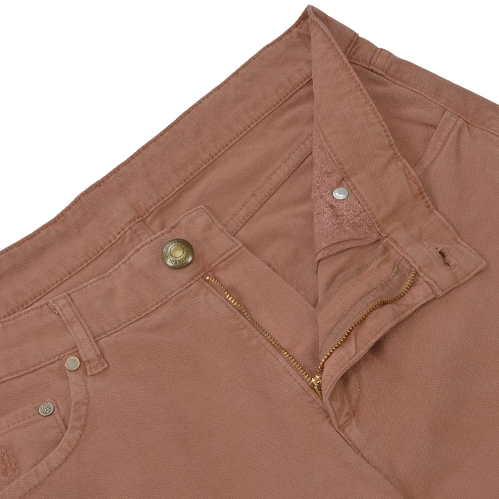 Orange Five Pocket Trousers