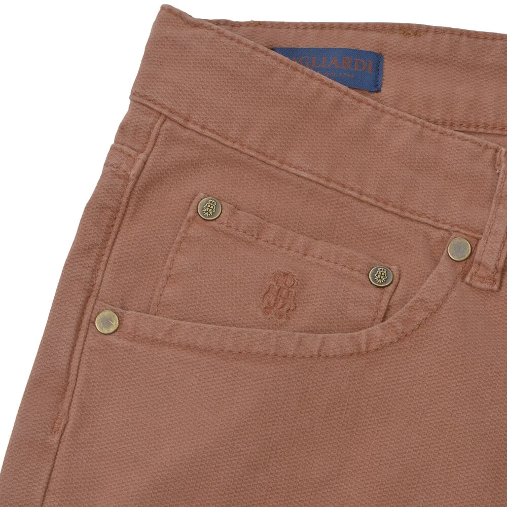 Orange Five Pocket Trousers