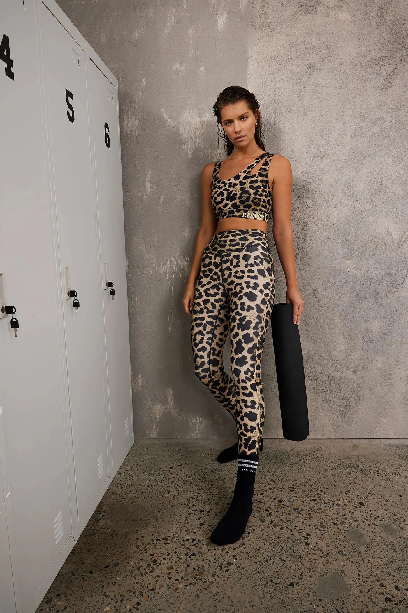 P.E Nation VALLEY LEGGING IN ANIMAL PRINT