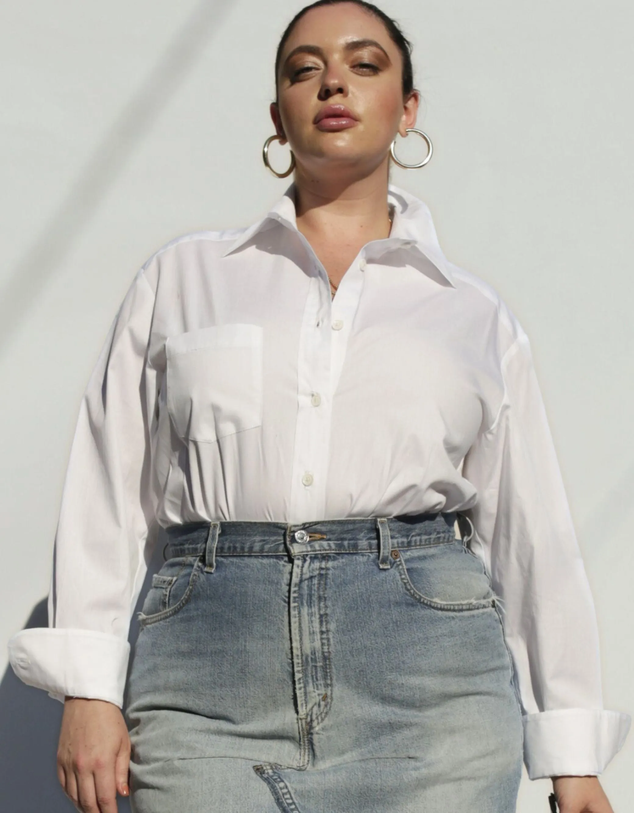 Perfect Oversized Shirt in White