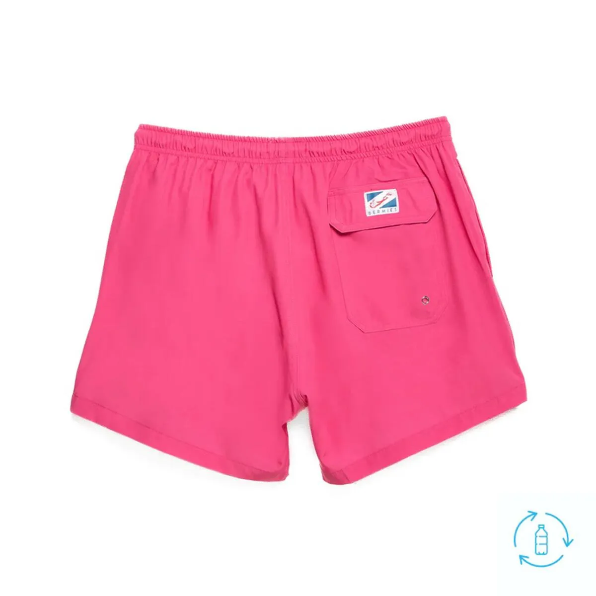 Pink to Palm Color Change Swim Trunks