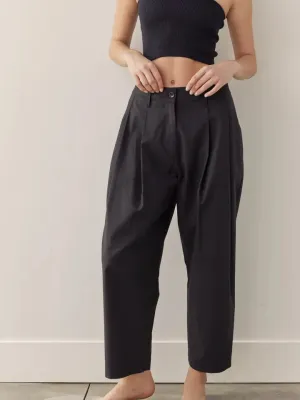 Pleated Modal Cotton Trouser