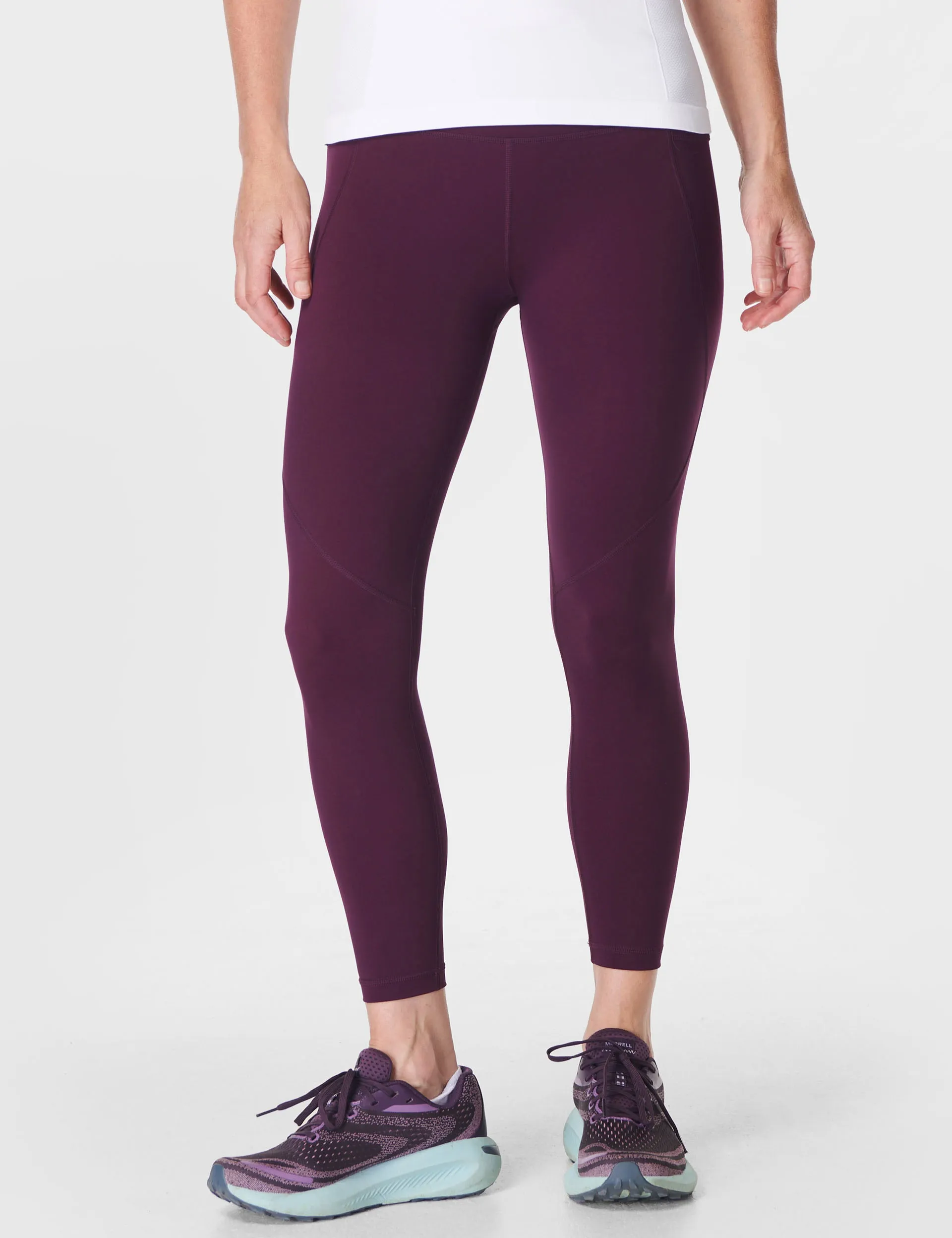 Power 7/8 Gym Leggings - Midnight Cherry Purple