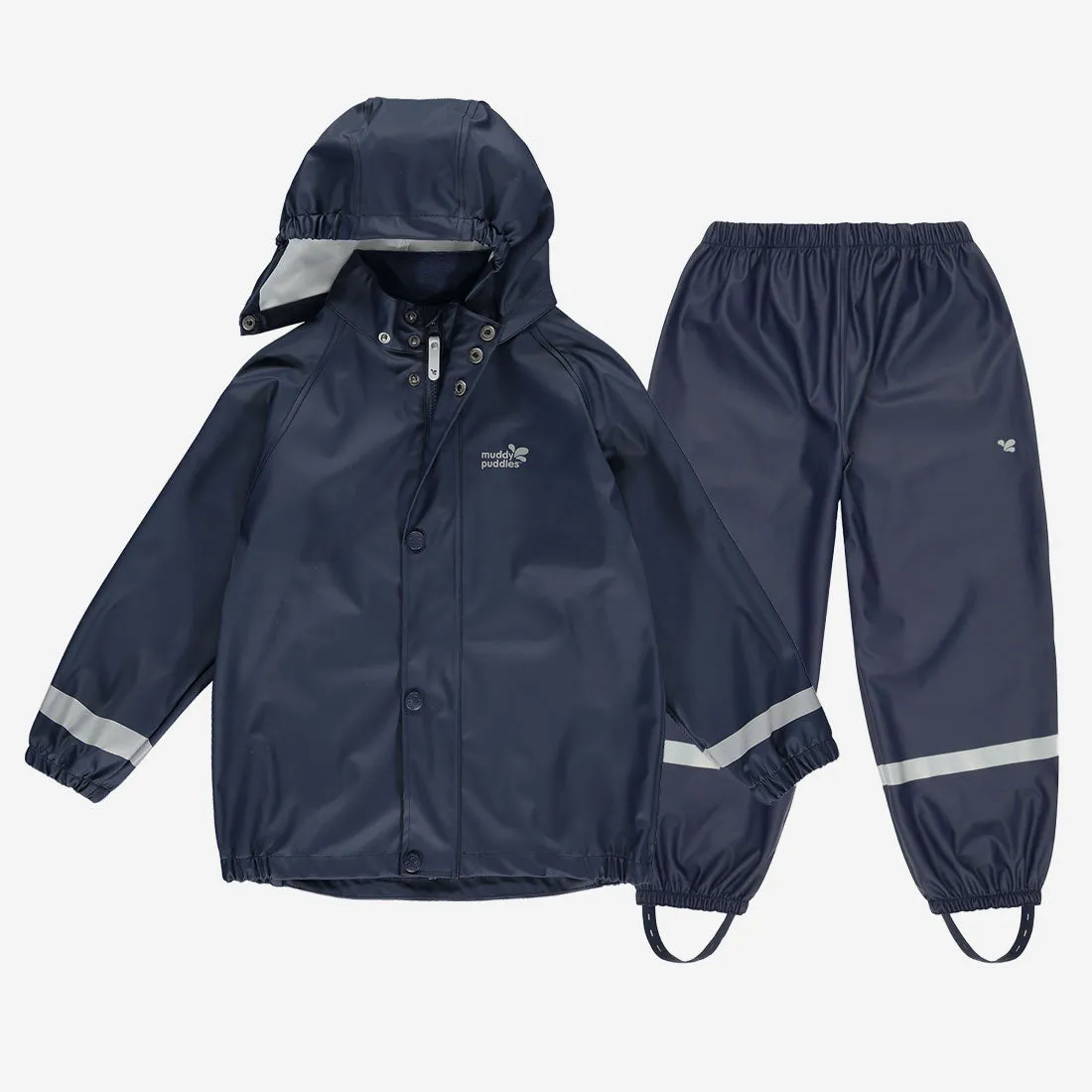 Rainy Day Waterproof Jacket and Trousers Set Navy