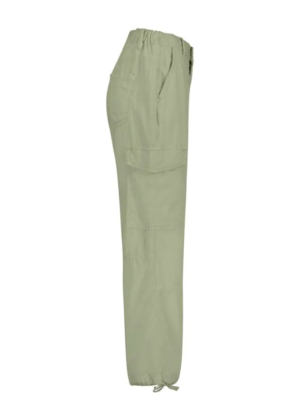 Red Button Womens Conny Cargo Trousers Tea Green