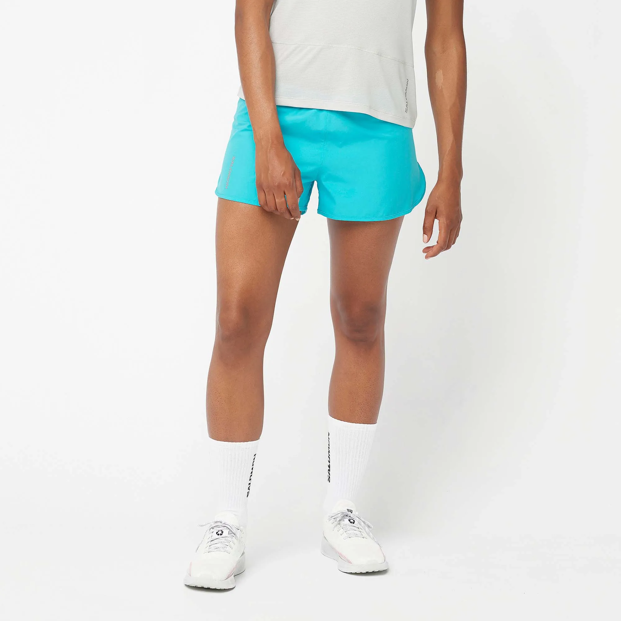 Salomon | Women's Cross 3" Shorts - Peacock Blue