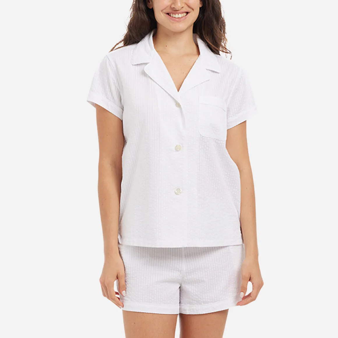 Seersucker Cotton Short PJ Set