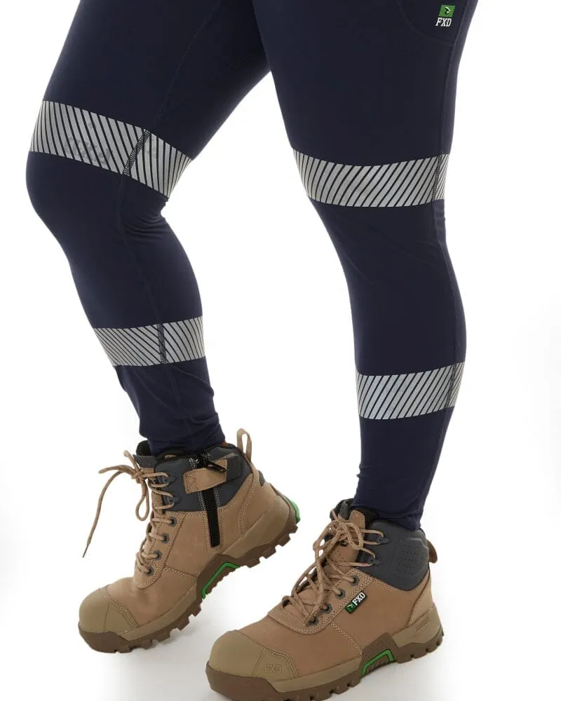 Tradies WP-9WT Womens Taped Work Legging Twin Value Pack - Navy