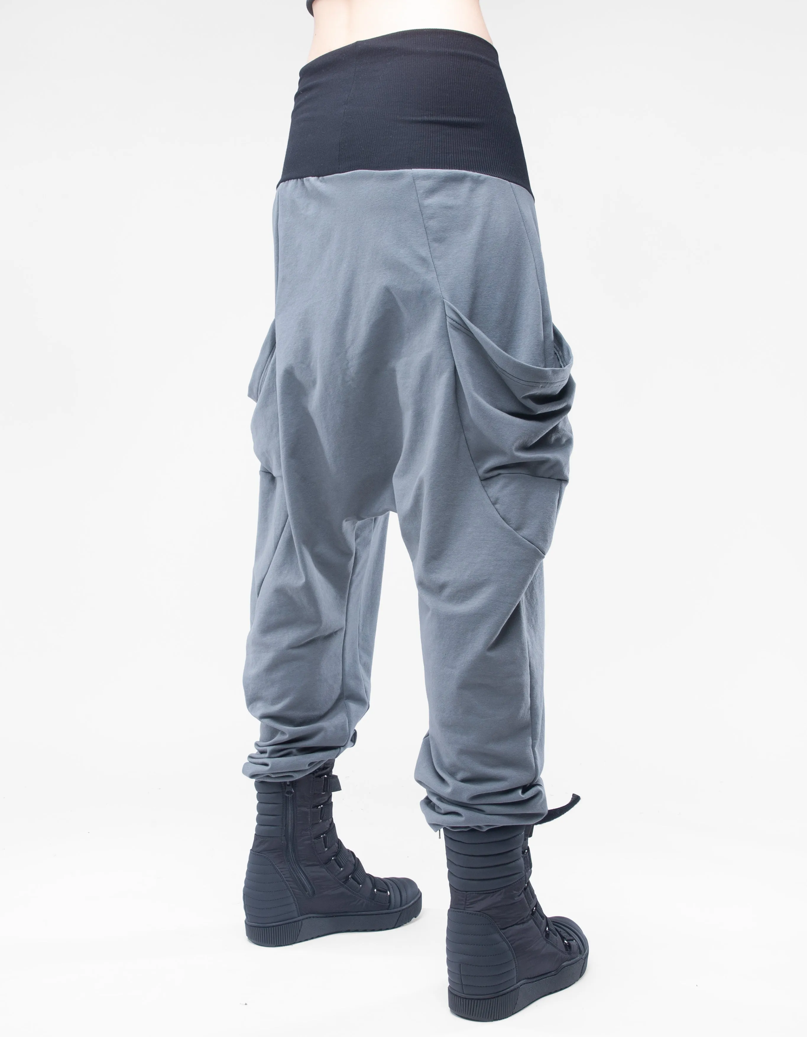 TROUSERS BAGGY GREY W