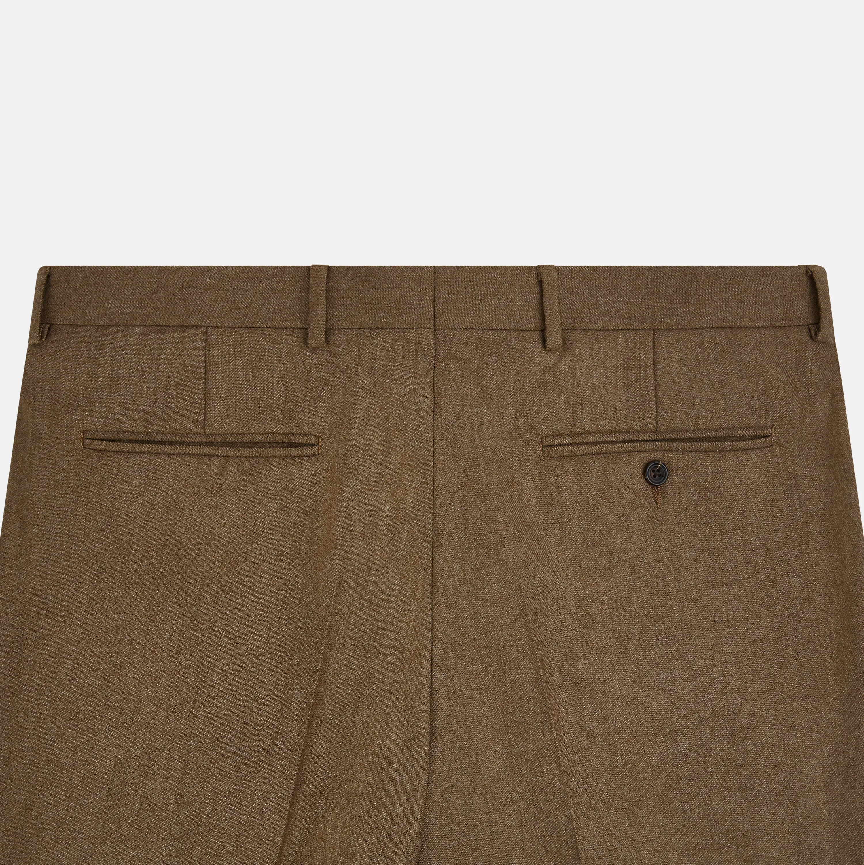 Tyler Camel Flannel Trousers