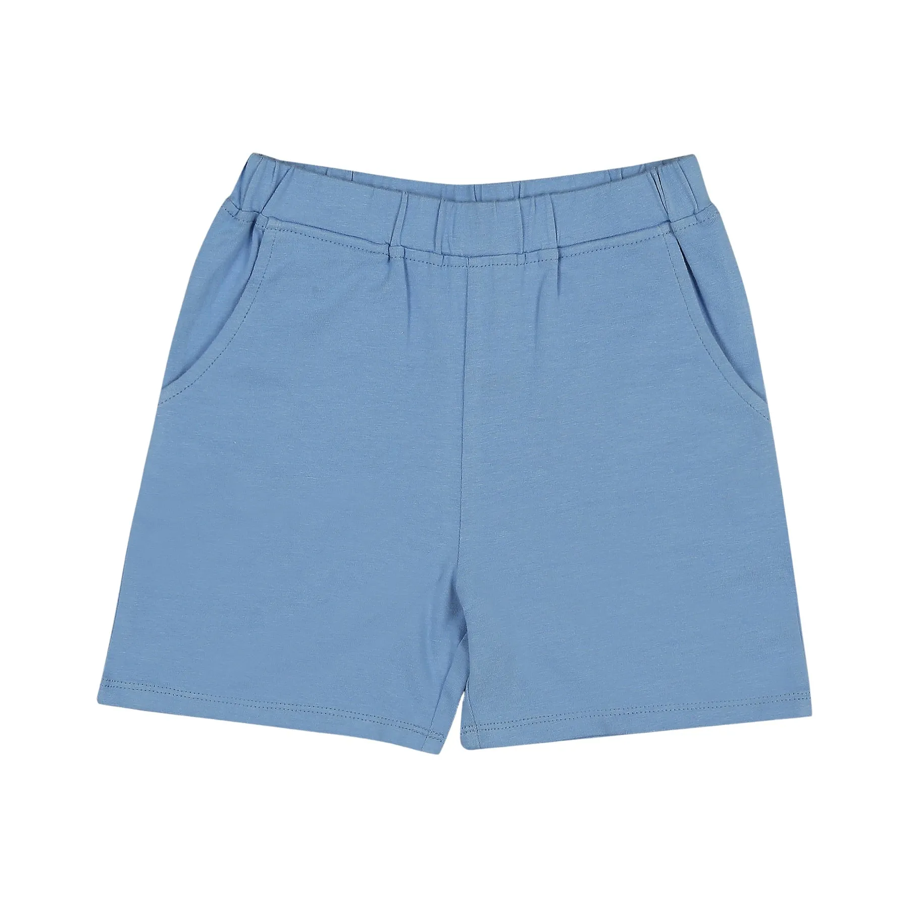 Unisex Organic Cotton Shorts- Cornflower Blue