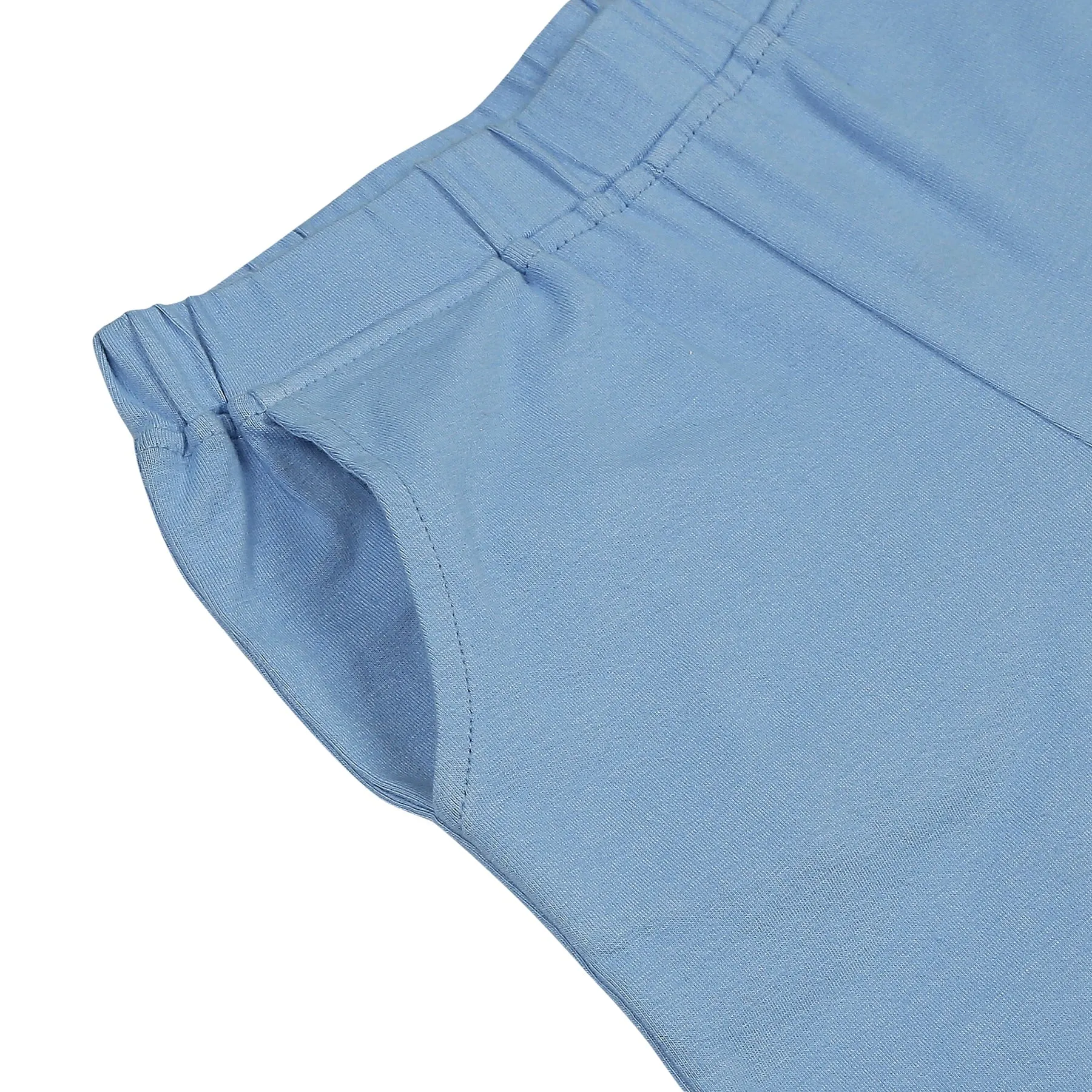 Unisex Organic Cotton Shorts- Cornflower Blue