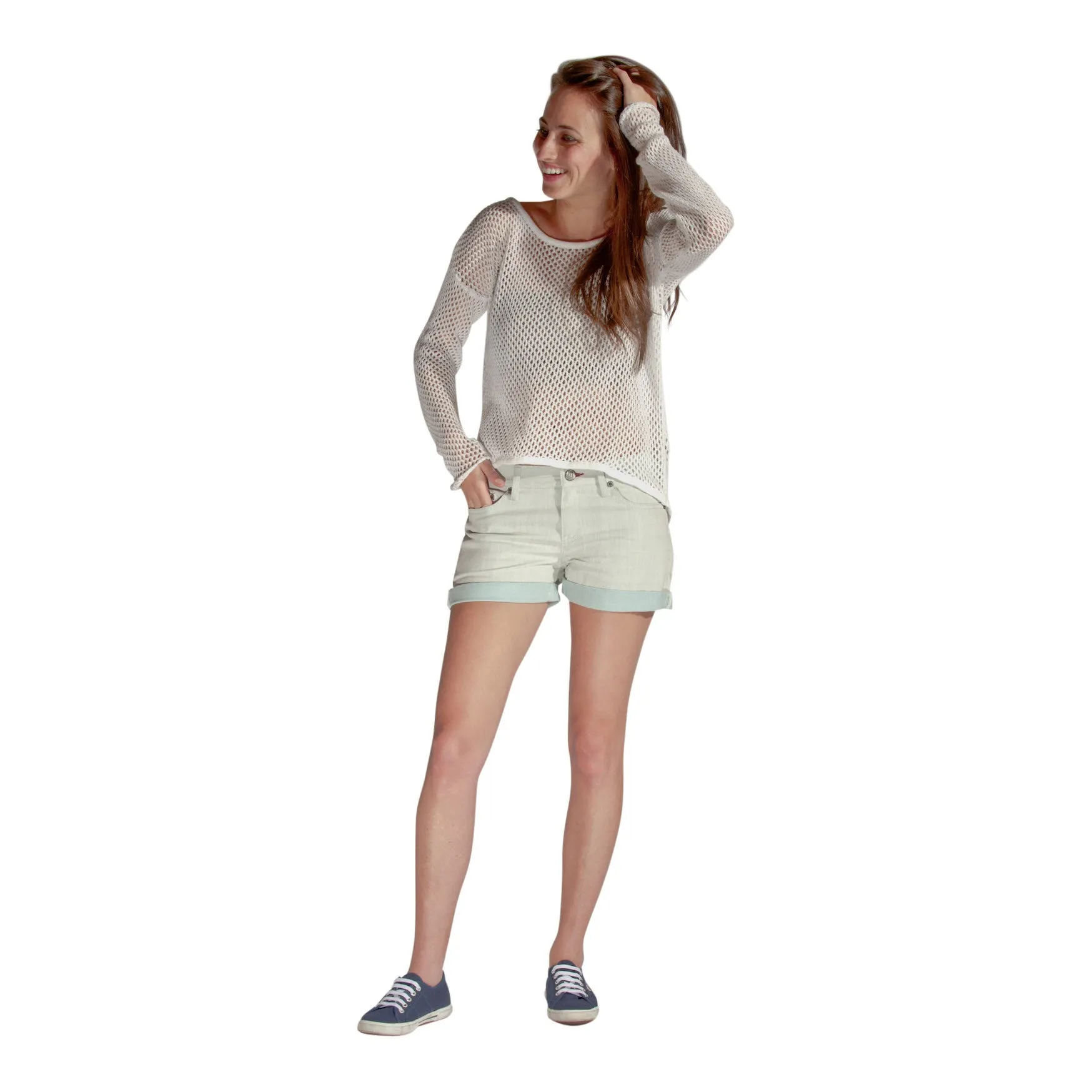 Women's Eco Light Blue Short